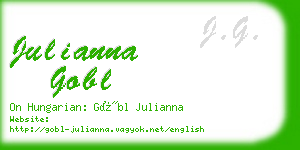 julianna gobl business card